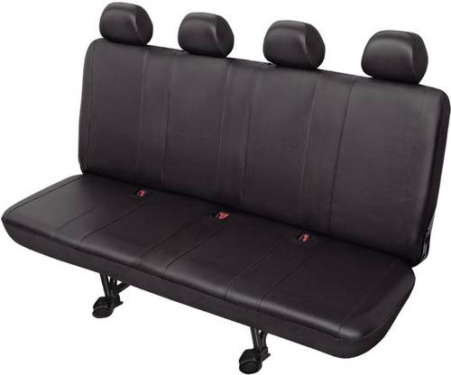 HP Autozubehör 22816 Transporter Sitzbezug 5teilig Kunstleder Schwarz Rücksitzbank (4er)