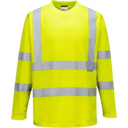 Warnschutz Langarmshirt "S178" - 3XL - gelb