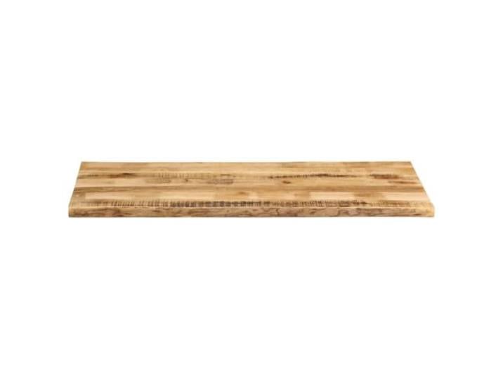 KTHLBRH Tischplatte mit lebenden Kanten, 140 x 60 x 3,8 cm, aus Massives Mangoholz, Finish und leicht zu reinigen, Tischersatz