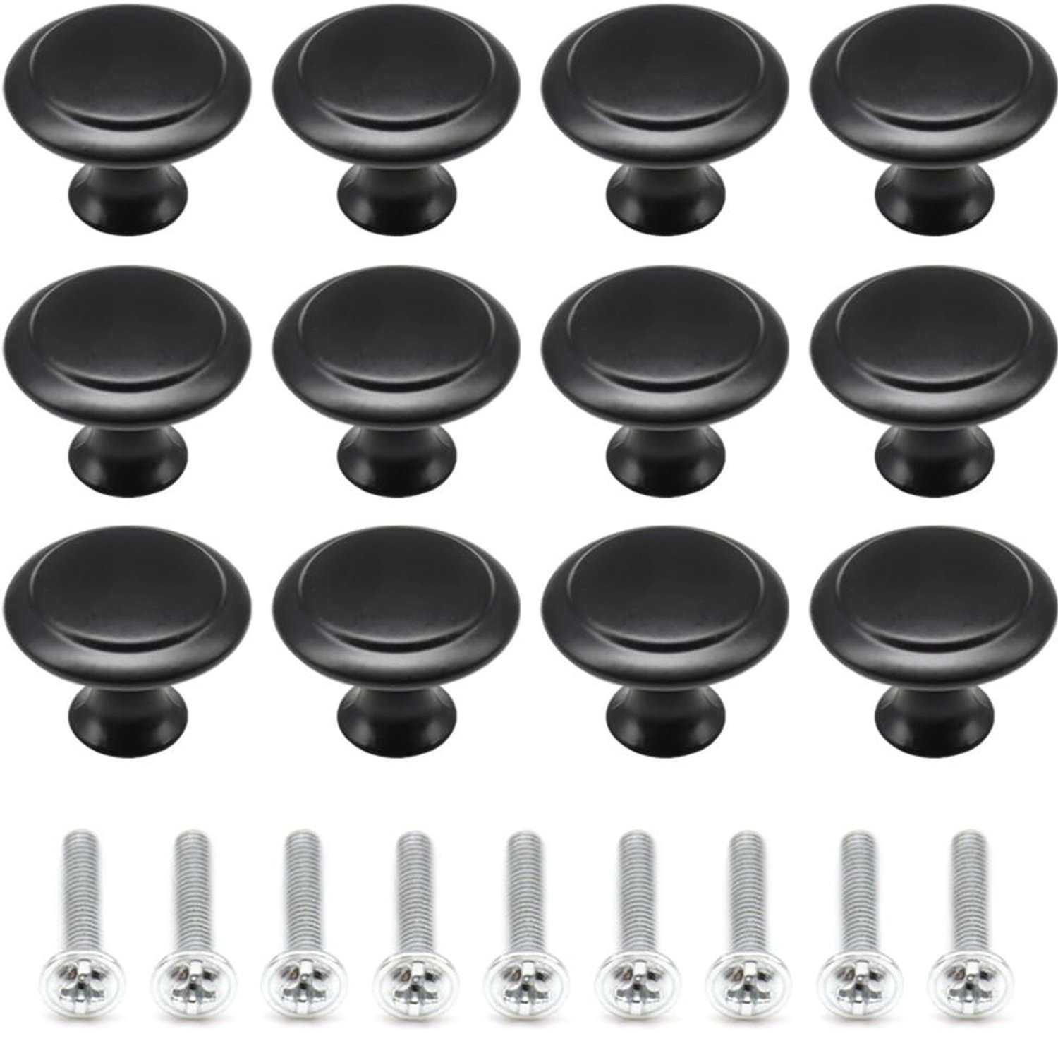 12 Stuks Ronde Meubelknoppen voor Keukenkasten