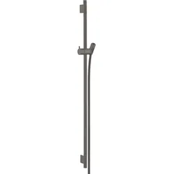 hansgrohe Unica Brausestange S PURO 90 cm mit Brauseschlauch, 28631340, Farbe: Brushed Black Chrome