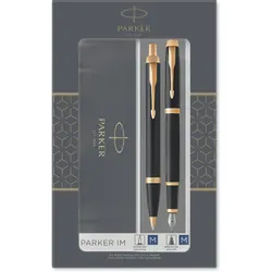 Parker Pen, Schreibstifte, 2093216 Stifte-Set (e) (Schwarz, 2 x)