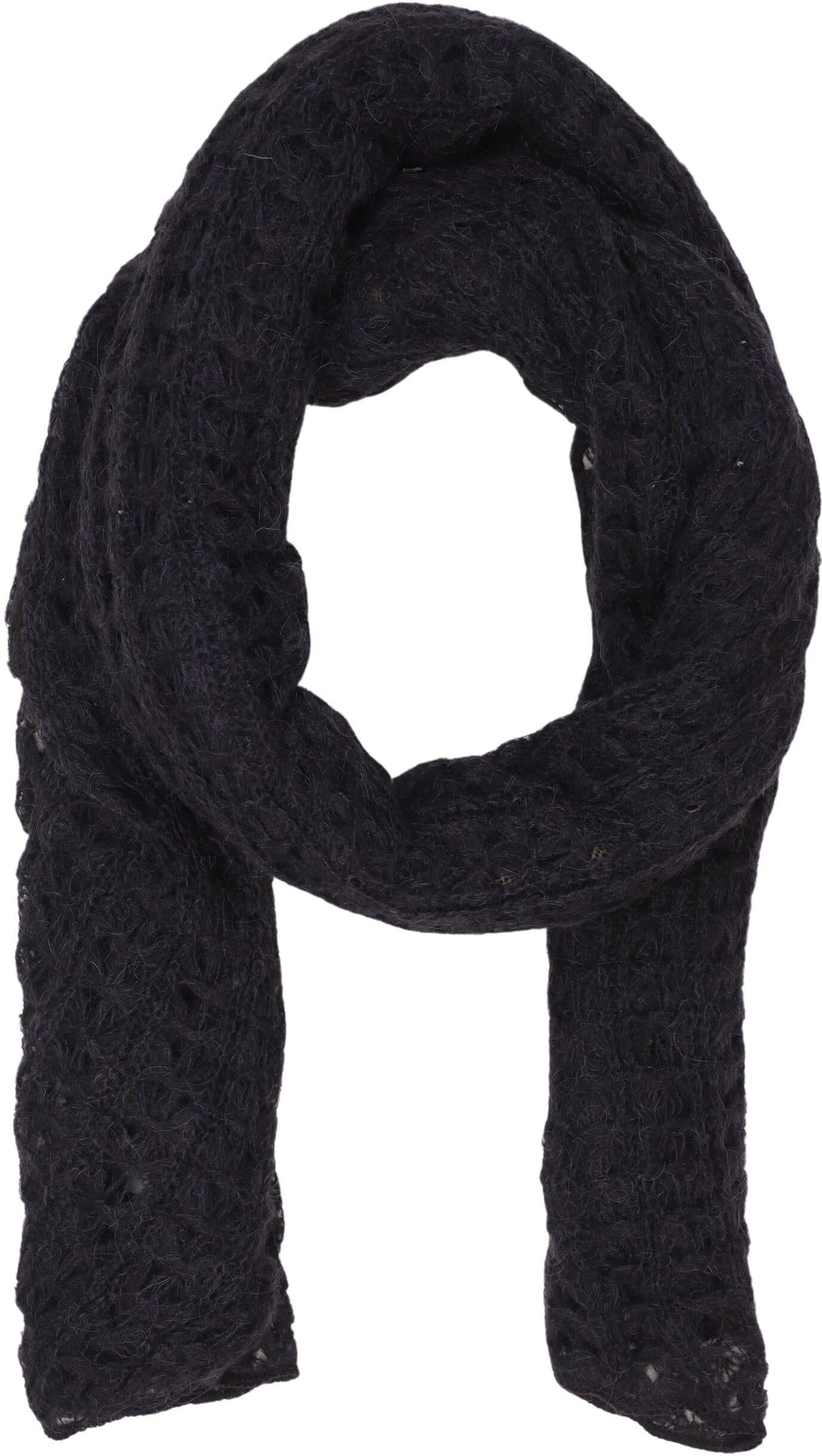 Cecil Damen Schal oder Tuch, Marineblau, Mohair / Synthetik - Second Hand
