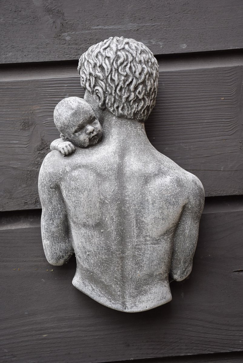 Ilse's Man met kind hangende decoratie voor volwassenen