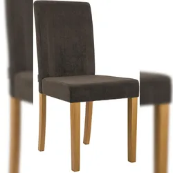 CLP Esszimmerstuhl Ina Cord braun/antik-hell