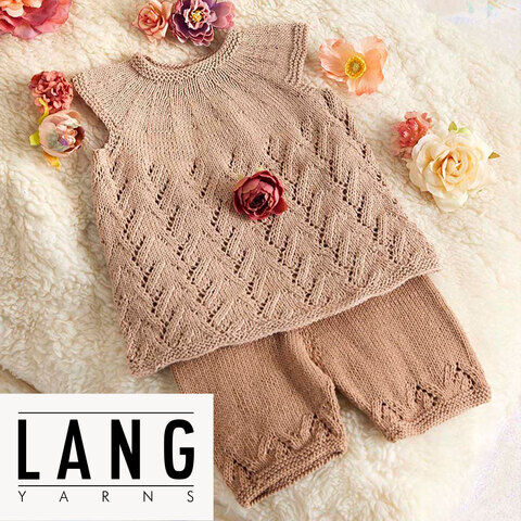 Strickanleitung – Tunika "Freja" aus Lang Yarns Baby Cotton Naturally Colored
