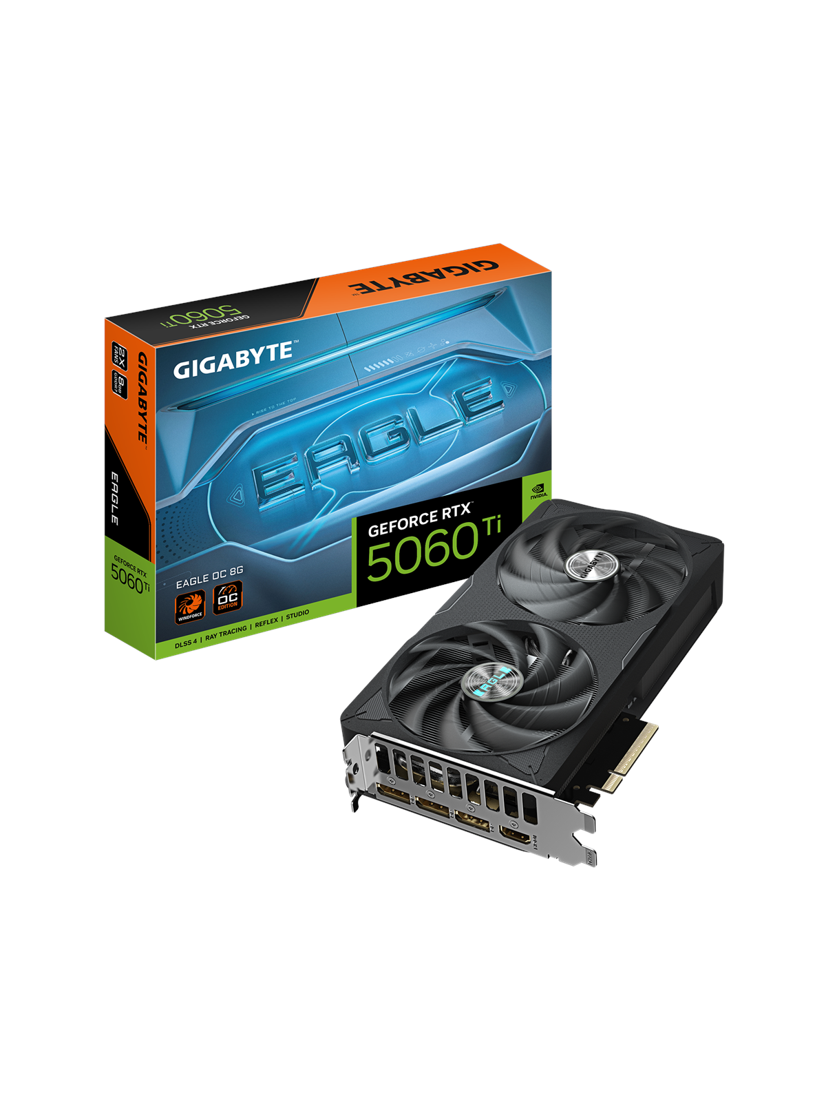 GIGABYTE GeForce RTX 5060 Ti EAGLE OC - 8GB GDDR7 RAM - Grafikkarte