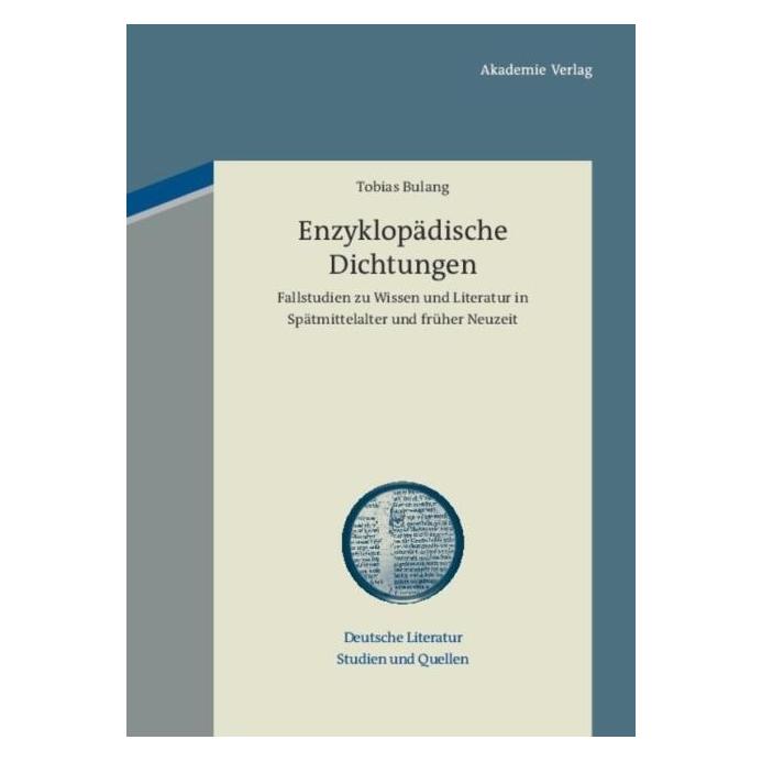 Akademie Enzyklopädische Dichtungen (Deutsch, Hardcover, Tobias Bulang) (8556959)