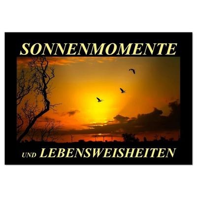 Sonnenmomente und Lebensweisheiten (Wandkalender 2026 DIN A4 quer), CALVENDO Monatskalender