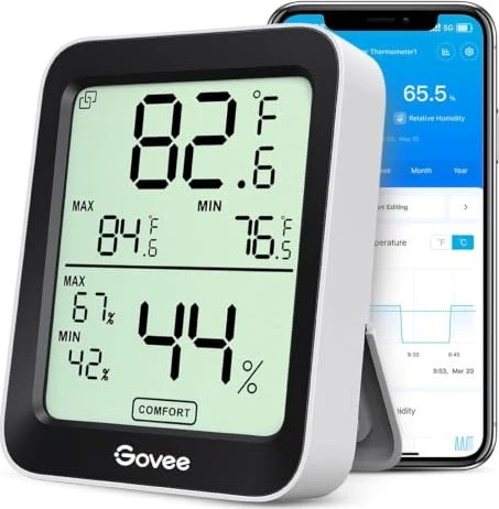 Govee Thermometer und Hygrometer mit Display, Bluetooth