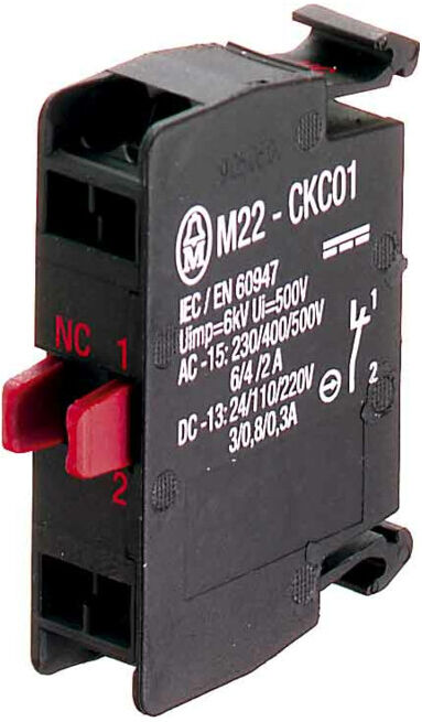 Eaton Élément de contact 1NO, base M22-CKC01 (216387)