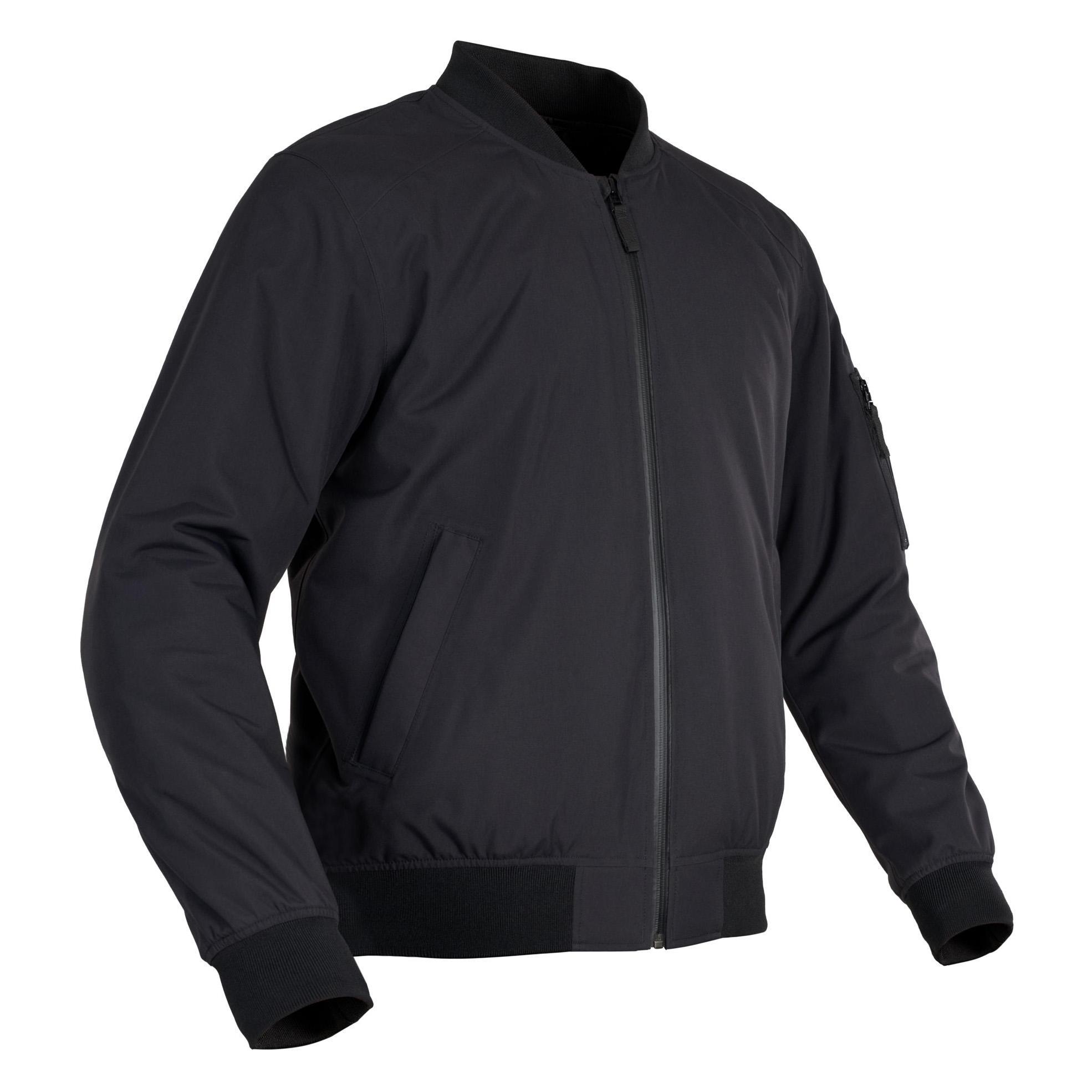Oxford Herren Bomber Dry2Dry Motorradjacke, Schwarz, L (Herren, L) (TM229201L)