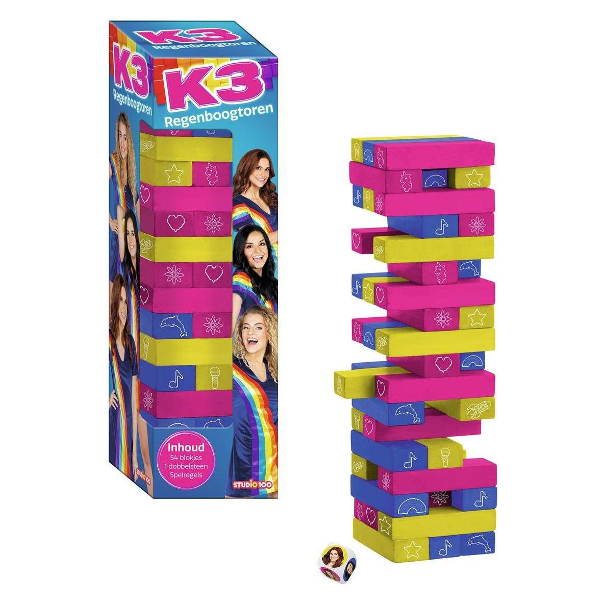Studio 100 Rainbow Tower K3 Stapel- und Gleichgewichtsspiel (22927063)