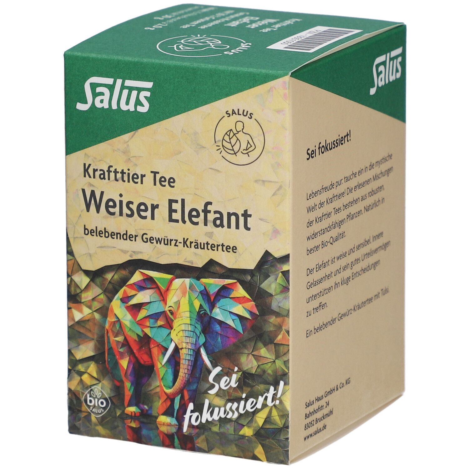 Krafttier Tee Weiser Elefant Bio Salus Filterbeut. 15 St Filterbeutel