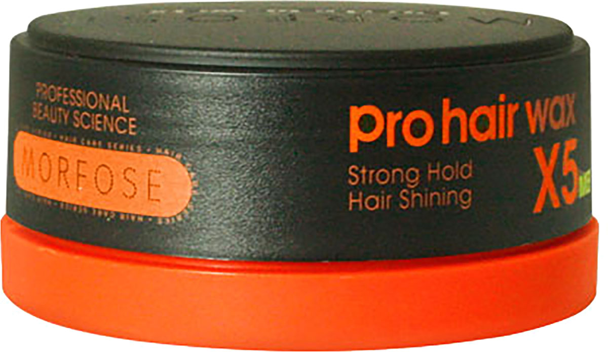 Morfose Pro Hair Wax X5 Strong Hold Orange / Men MF-83533
