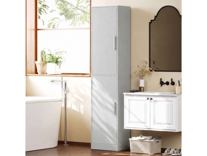 HOMCOM Colonne Salle de Bain 6 Niveaux 40x35x180cm Vert
