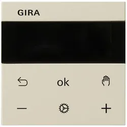 Gira System 3000 Raumtemperaturregler BT (cremeweiß, glänzend)