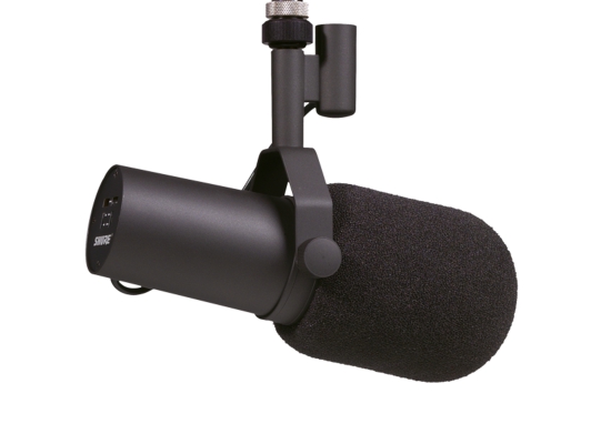 Shure SM7B Großmembran Studiomikrofon, dunkelgrau