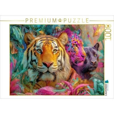 CALVENDO Puzzle Magie des Dschungels | 1000 Teile Lege-Größe 64x48cm Foto-Puzzle für glückliche Stunden