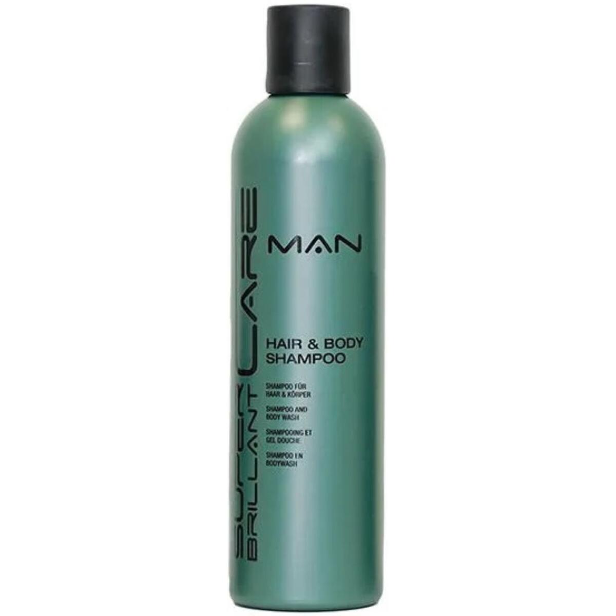 HAIR HAUS GmbH Super Brillant Care Man Hair & Body Shampoo 250ml