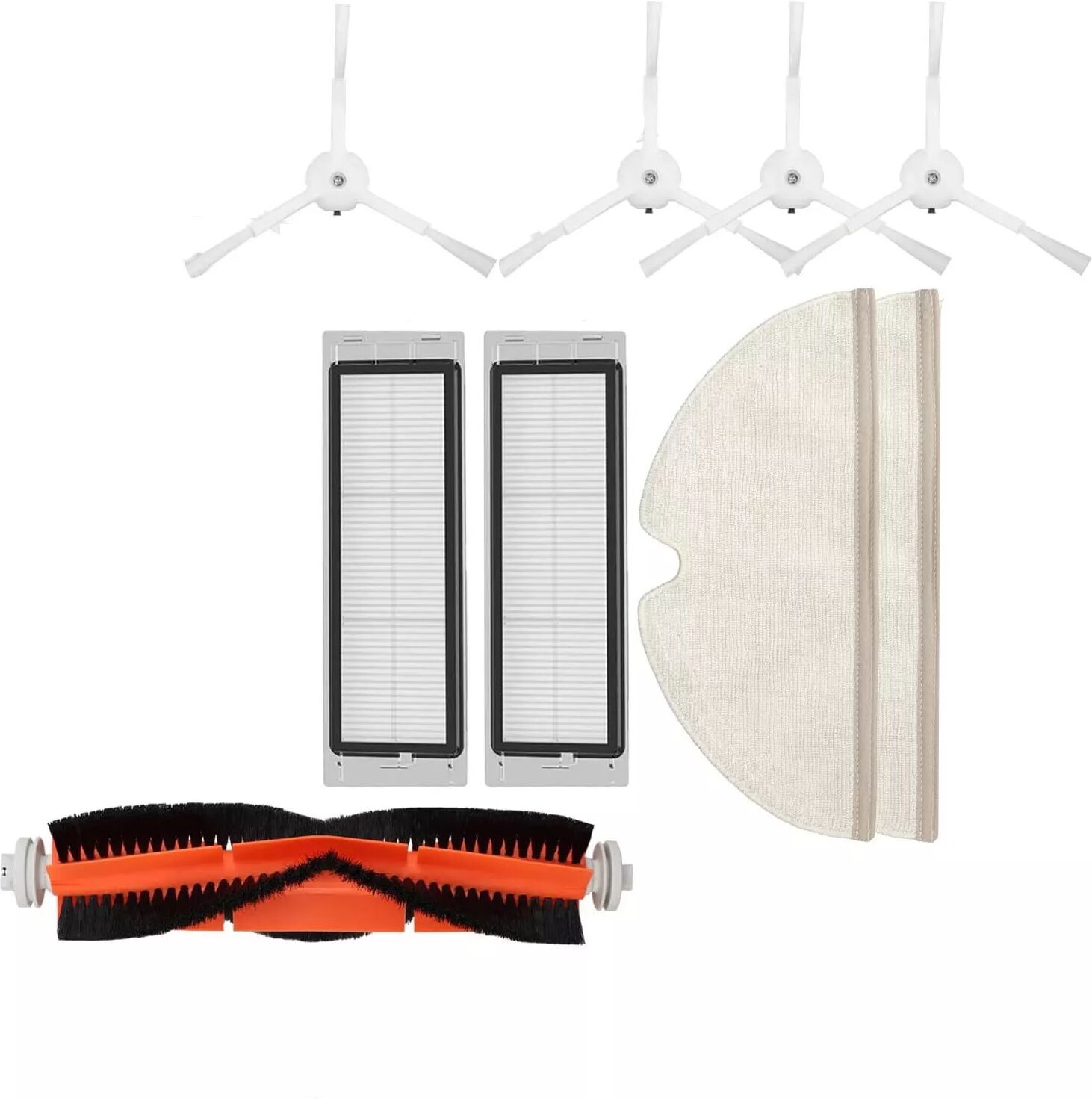 INF Zubehör für Mi Roborock S5 / S50 / S51 / S6 / S60 9-teilig