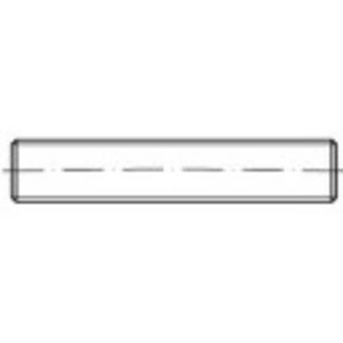 TOOLCRAFT 134994 Gewindebolzen M6 60mm Stahl galvanisch verzinkt 100St.