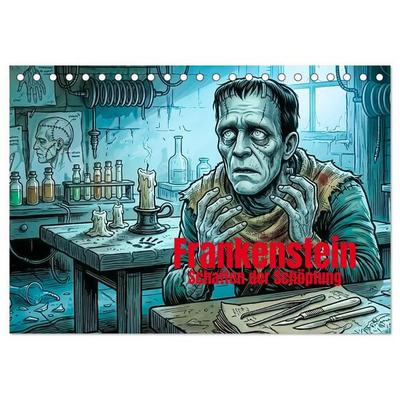 Frankenstein — Schatten der Schöpfung (Tischkalender 2027 DIN A5 quer), CALVENDO Monatskalender