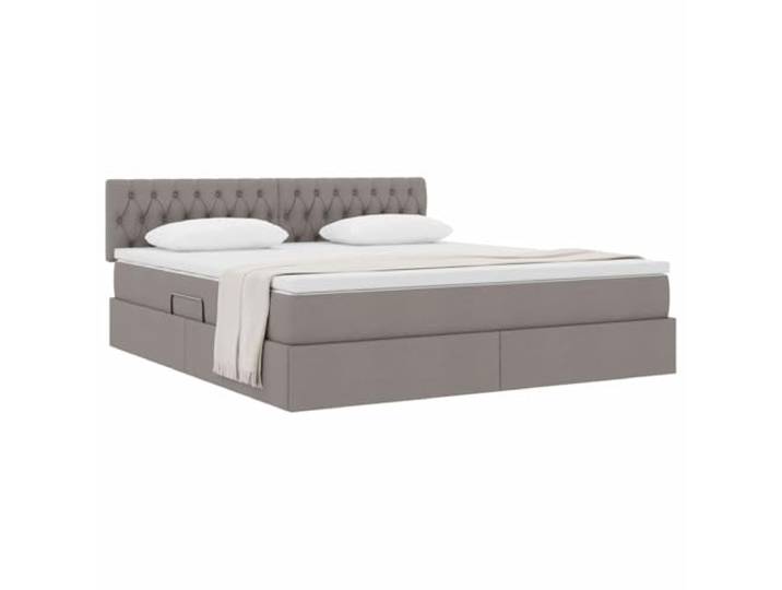 KTHLBRH Boxspringbett 160 x 200 cm mit Matratze Hydraulisches Heben, solider Rahmen, modernes Design, rechteckige Form