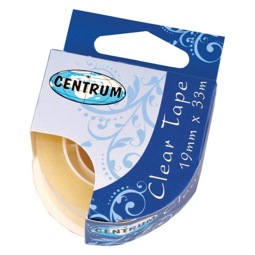 Centrum Tape 19mm*33m. 40my. På blisterkort (19 mm) (80153)