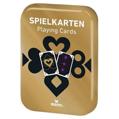 Spielkarten metallic