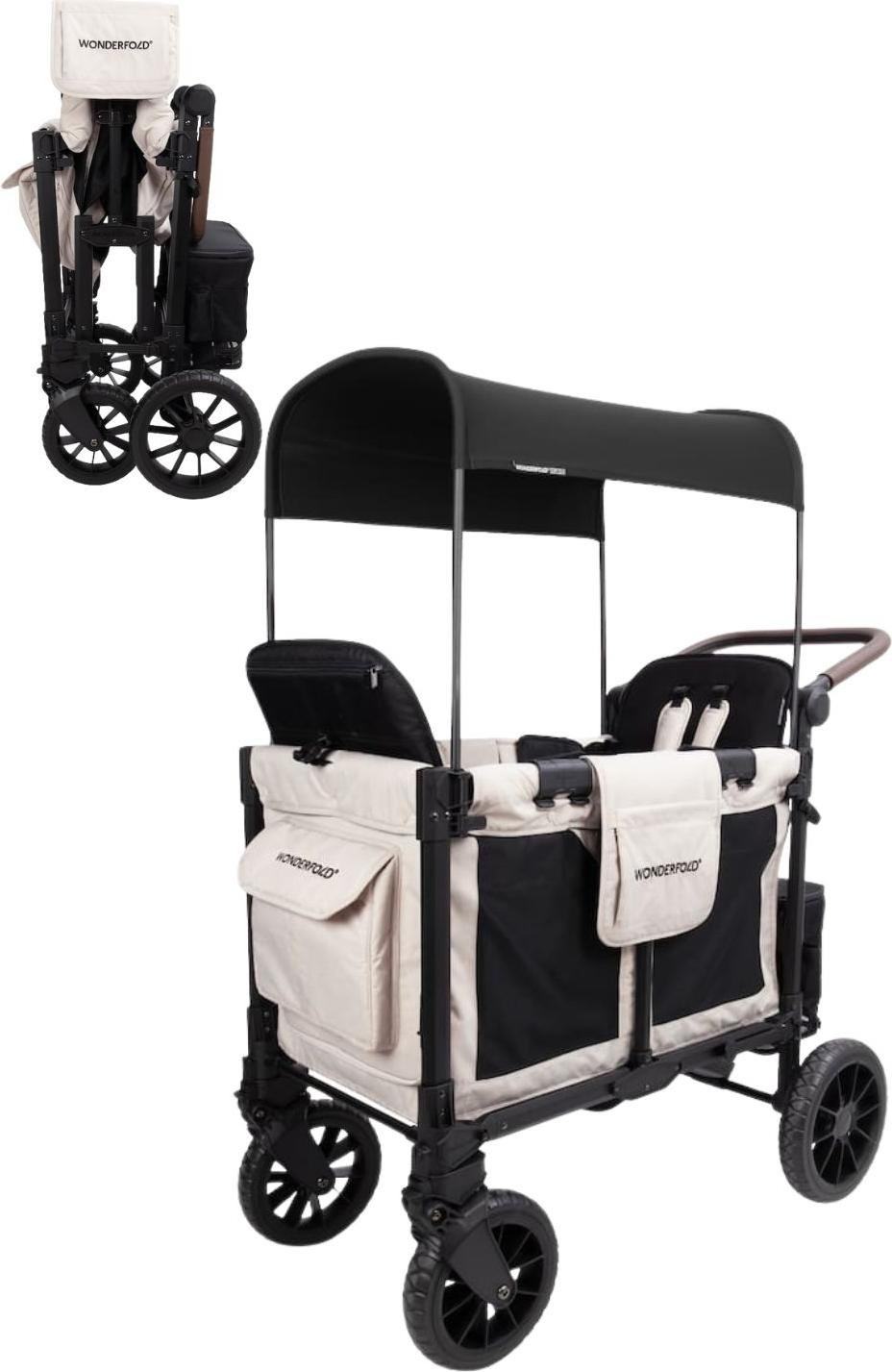 Wonderfold W2 Luxe Pro KinderVan für 2 Kinder, Wonderfold:Sandy Beach