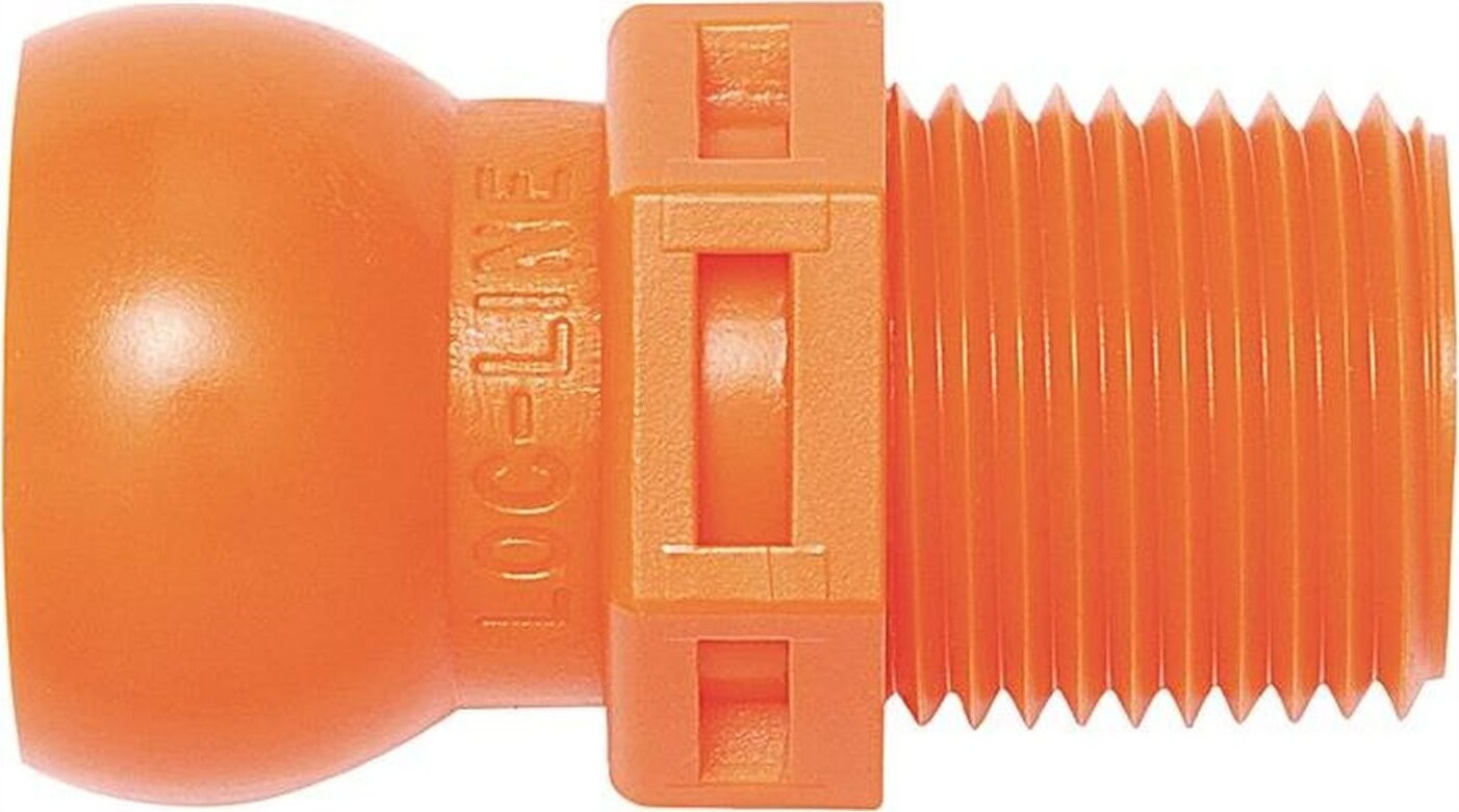 LOC-LINE Schroefdop met 1/2 NPT aansluiting en 3/8 inch schroefdraad