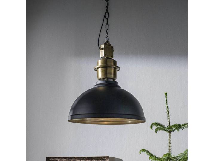 PR Home Hängelampe Manchester, dimmbar, schwarz, für Wohn- / Esszimmer, Metall, Industrielles Design, Pendelleuchte
