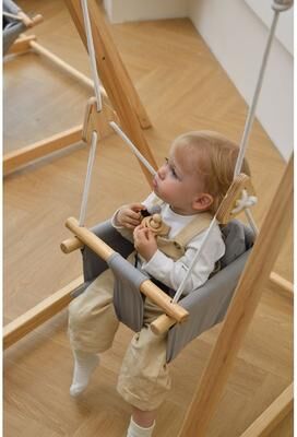 Avenlur Spruce - Baby and Toddler Foldable Wooden Swing Set