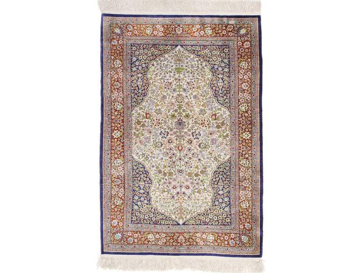 Hereke Seide Teppich 91x139 Handgeknüpft Orientteppich Seide