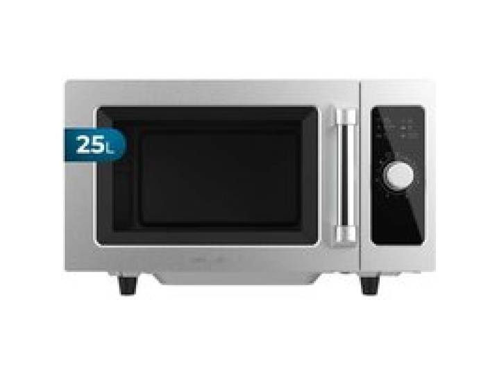 Cecotec Micro-ondes sans Plateau Professionnel - 25L - FlatPro 2500. 1000W Magnétron Commande Mécanique Minuterie 60min