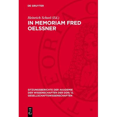 In memoriam Fred Oelßner, Gebundene Ausgabe von , De Gruyter, 978-3-11-274408-6