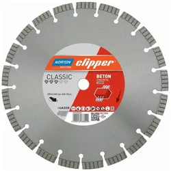 Norton Clipper Diamant Trennscheibe CLASSIC BETON TURBO 350 x 20 mm