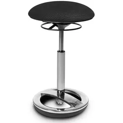 Sitness Fitnesshocker High Bob Stoff Schwarz