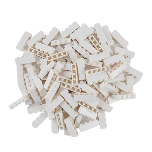 Lego 1x4 bouwstenen wit - 100 stuks - modelnummer 3010