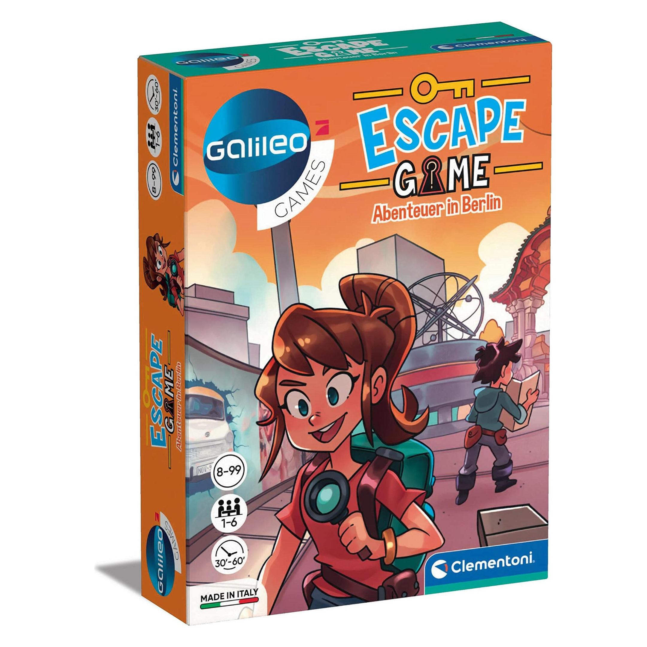 Clementoni Galileo Escape Abenteuer in Berlin (Deutsch, 1 - 6 Spieler) (59270)