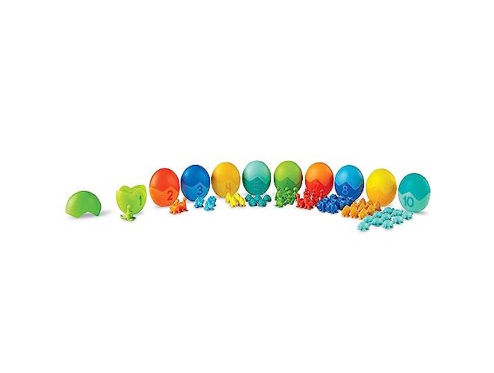 Learning Resources Tellen Dino-Sortereners Wiskunde 65-Stukken Activiteit Spelen Set