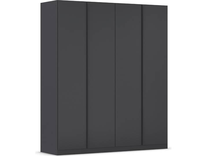Drehtürenschrank RAUCH Monostar , grau (graumetallic), B:181cm H:210cm T:54cm, Holzwerkstoff, Schränke, Drehtürenschrank, mit umfangreicher Innenausstattung