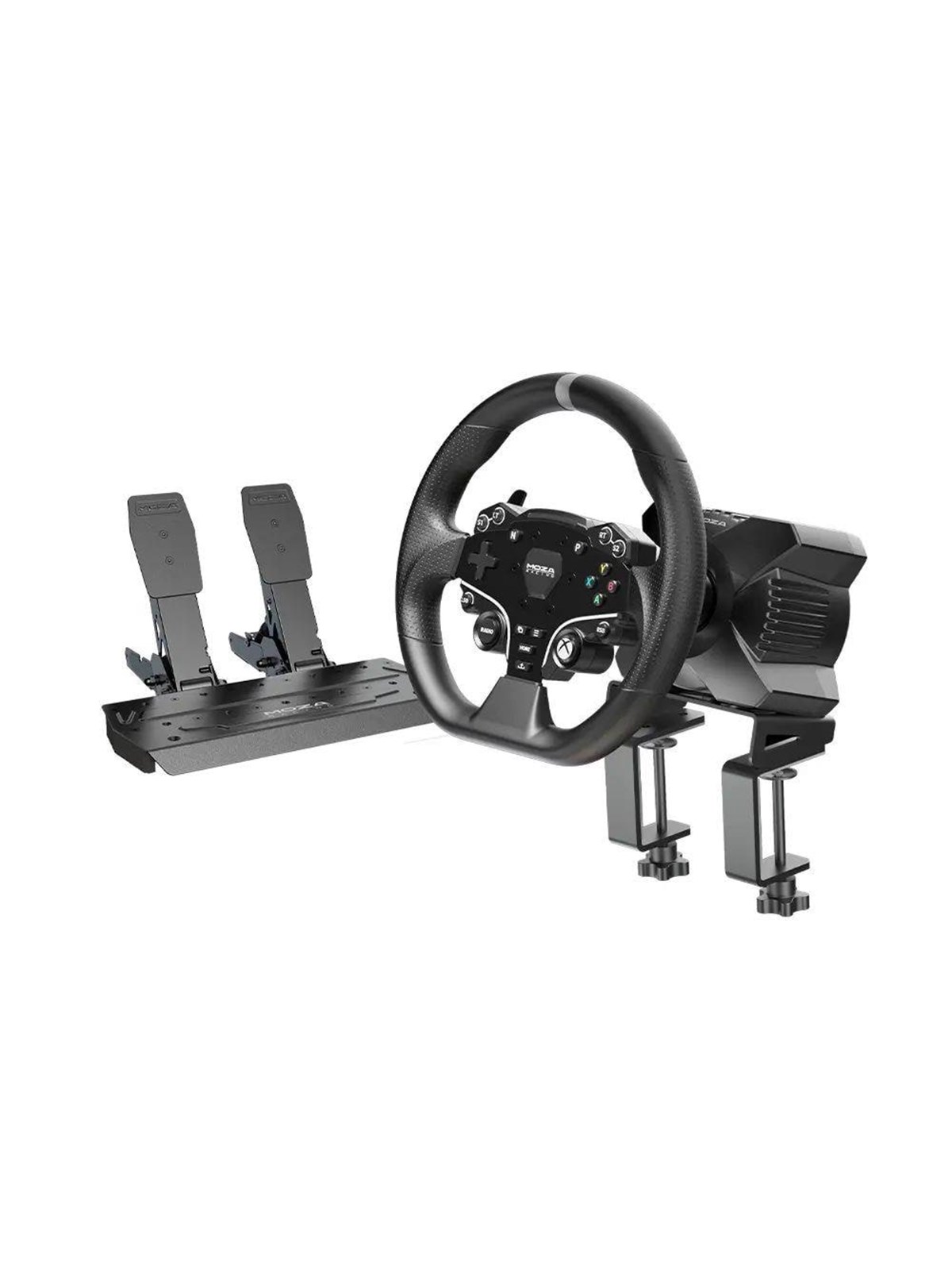 Moza Racing R3 Bundle (R3 Base + ES Wheel + SR-P Lite Two Pedals + table clamp) - Wired Lenkrad & Pedale Set - Microsoft Xbox One S