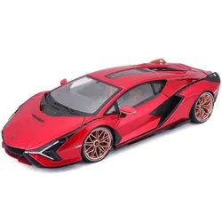 Bburago Diecast 1:18 Hobby Car Lamborghini Sian FKP 37 Red Ages 3+ 18-11046