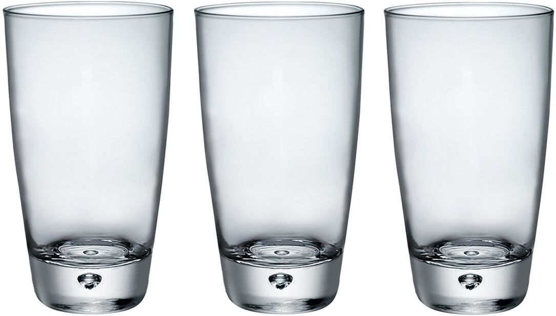 Bormioli Rocco Juego de 3 vasos altos Lybra .  (Grande)