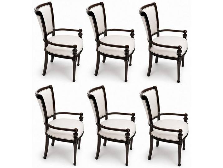 Xlmoebel Esszimmerstuhl 6x Stühle Braun Hochwertig Klassisch Elegant Design Luxuriös (6-tlg., 6 St)