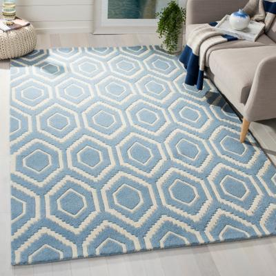 SAFAVIEH Handmade Chatham Alwine Moroccan Modern Wool Rug
