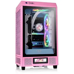 THERMALTAKE The Tower 200 Bubble Pink, Tempered Glas