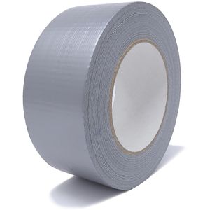 gws Gewebeband 21480-002, Premium Steinband, silber, 50mm x 50m
